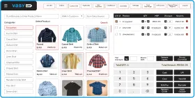 VasyERP retail ERP solution for clothing brand managing multi-store inventory and warehouse operations