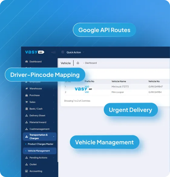 V Pay integrated billing system
