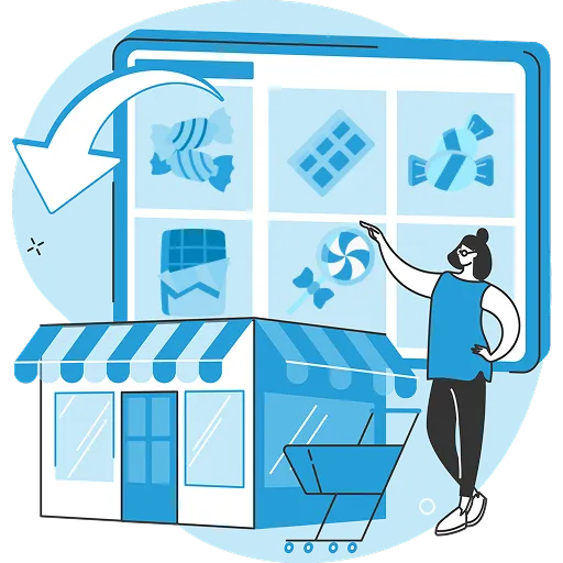 POS system customized for chocolate shop needs.