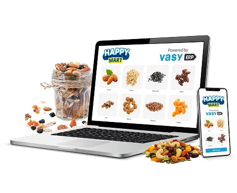 India’s most preferred cloud-based dry fruit store billing software by VasyERP