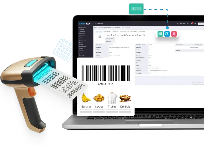 Barcode software integrated with inventory management and POS systems