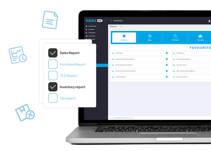 Invoice billing software sales reports