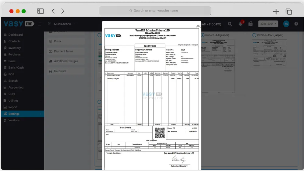 gst compliant invoicing software