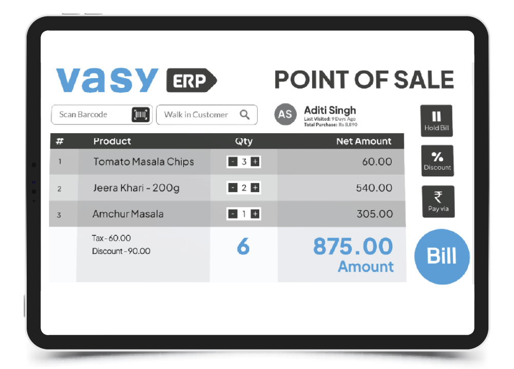 Best POS Software In UAE - VasyERP