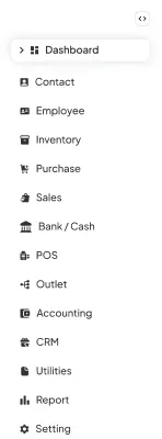 Dashboard of business management software UK showing invoicing, stock, and team control