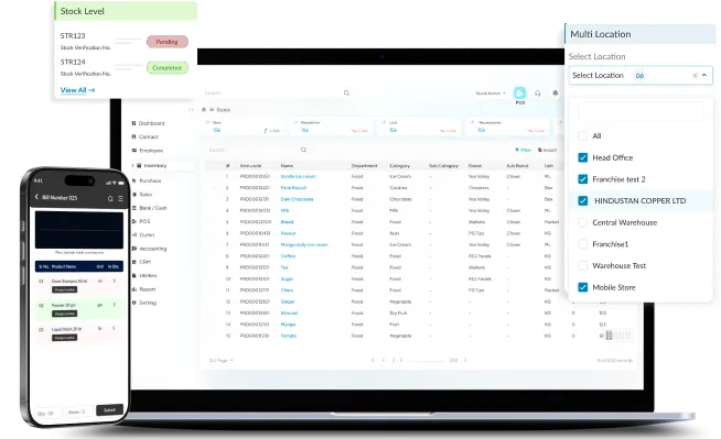 Inventory management ERP  UK with barcode scanning, real-time stock, and reorder alerts