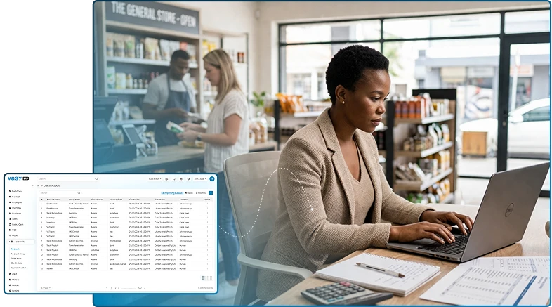 owner using vasyerp accouting software