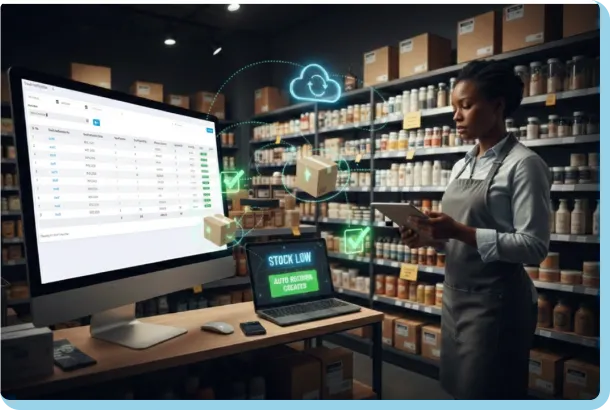 auto-replenish system