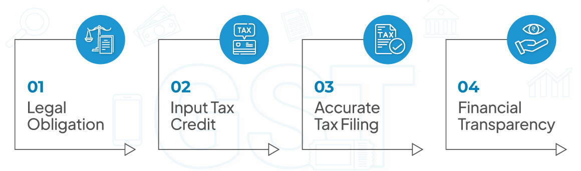 Fully-compliant GST invoices and bills