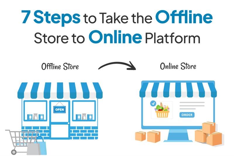 7 steps to take offline store to online platform