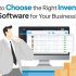 How to choose right inventory software