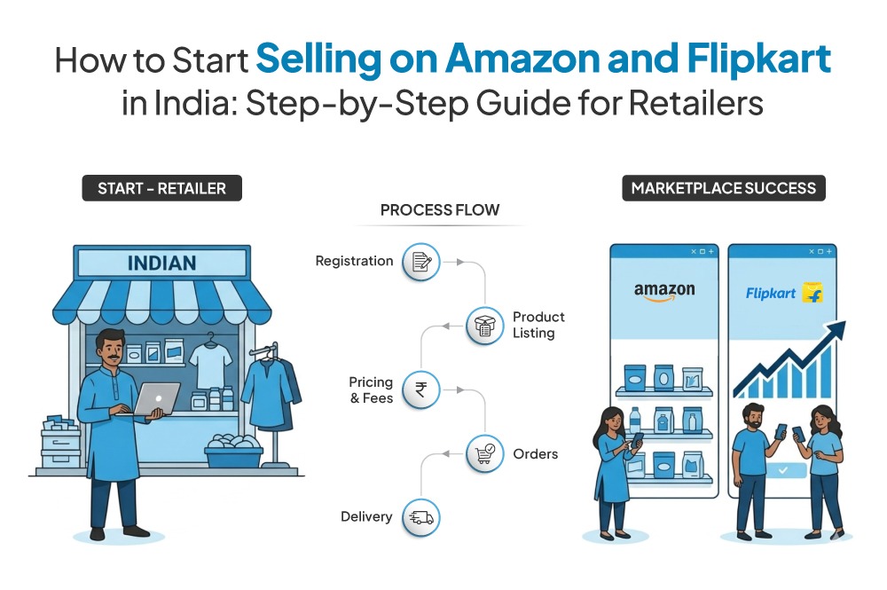 Selling on Amazon and Flipkart India guide